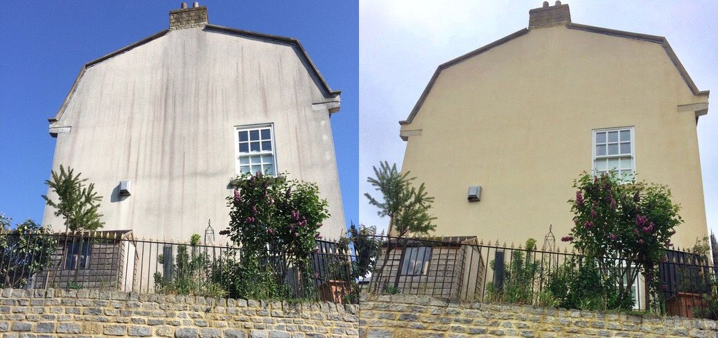 Render cleaning before and after photo
